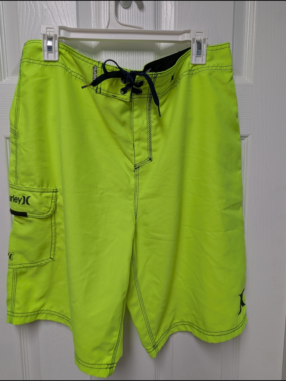 Hurley Neon Yellow Men's Boardshorts